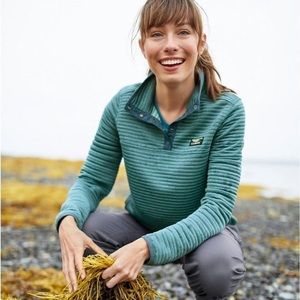 L.L. Bean Airlight ribbed pullover